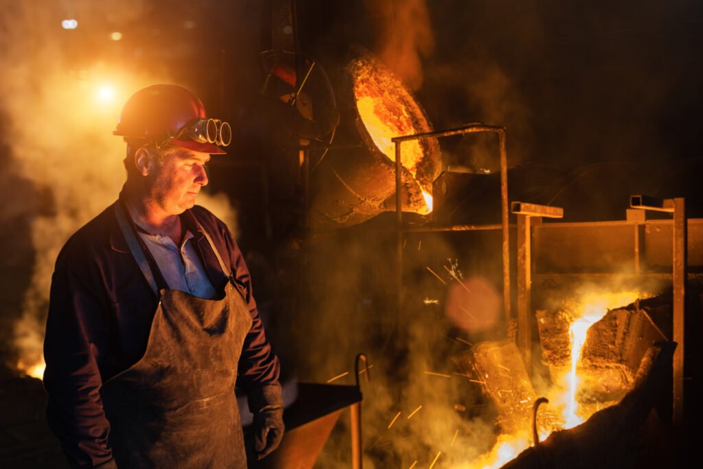 Produção de fundidos recua 4,5% em agosto, mas mantém leve alta no acumulado de 2025